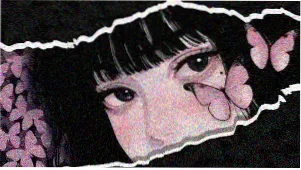 群青的魔女 主视觉 群青色的黄昏海面